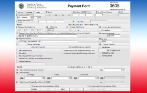 Ebirform 0605 Payment Form